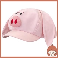 Silin Funny 3D Pig Shape Octagonal Caps Soft Breathable Painter Hat For Women All Ages