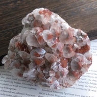 Calcite 湖北產地 紅方解石 奔馳方解石 二次結晶 天然礦石 原礦