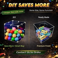New Lucky Draw Box DIY Lucky Draw Box DIY Lucky Draw Box Undi/ Undi Box Undi Box/ Various Sizes