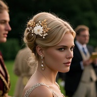 TM502 - Hairpin Bridal Hair Accessories Flower Party Hairpin