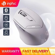 Inphic DR6 Tri-Mode Wireless Mouse Silent Rechargeable Ergonomic For Office Business PC Tablet