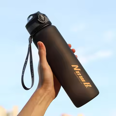 1000ml/1500ml High Quality Tritan Material Water Bottle Portable Durable Gym Fitness Outdoor Sport D