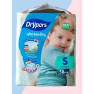 Pampes Drypers Wee Wee Dry Size S58