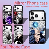 2026-4JM-7 _ Acrylic Back Panel Reflective Mirror Phone Case Suitable for iPhone-17Promax16/15/14/13