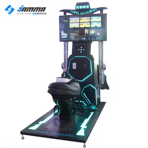 Coin Operated Games 9D VR Horse Racing Electric Simulator Virtual Reality 9D VR Game Simulator Horse