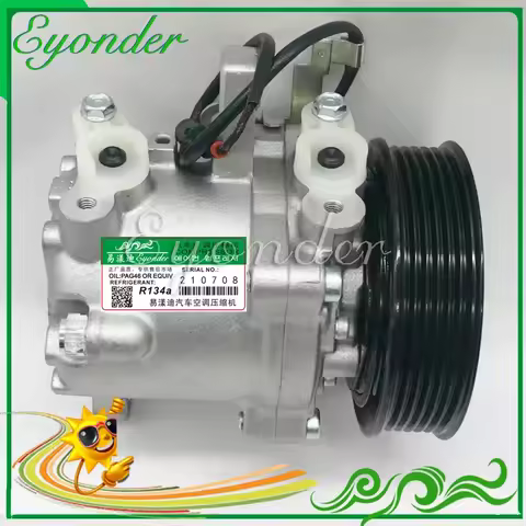 AC A/C Air Conditioning Compressor 6PK for KUBOTA M126 M135 M6-131 M6-141 TRACTOR 6447280-3050 44728