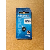 RENATA COIN BATTERY - CR1216, DL1216, ECR1216, BR1216, 280-208, DL1216B, BR1216-1W, CR1216-1W, KCR12
