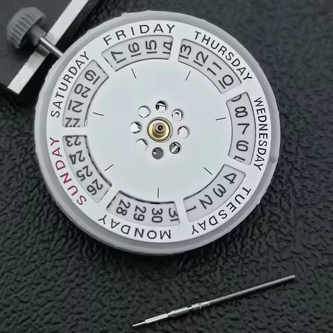 high-precision 8285 movement dual calendar white movement 8285 automatic mechanical movement watch a