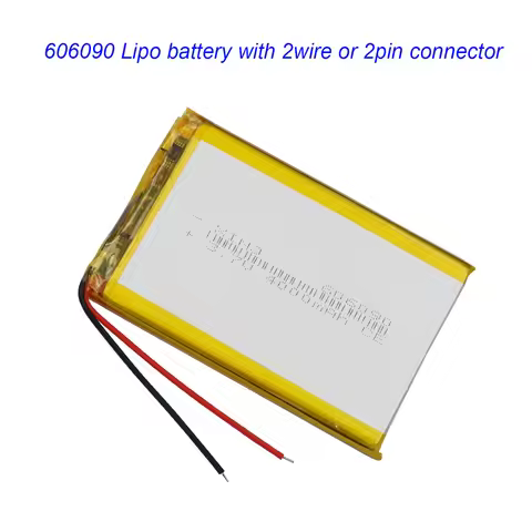 3.7V 4000mAh 14.8Wh 606090 Li-Polymer Replacement Li Lipo Battery JST 2Pin 1.0/1.25/1.5/2.0/2.54mm C