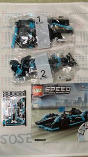 全新冇盒 樂高 lego 賽車 車仔 76898 speed champions Formula E 方程式 (順豐)