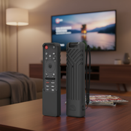 Shockproof Silicone Cover for LG MR25 GA Magic Remote, Anti-Slip Protective Case with Lanyard Slot, 