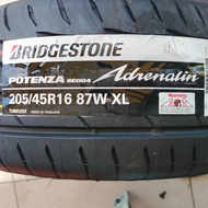 New tyre bridgestone potenza re004 205/45/16 y25