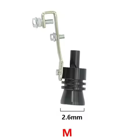 1Pcs Durable Auto Accessories Sound Whistle Exhaust Pipe Vehicle Refit Sound Simulator Universal S/M
