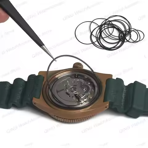 Watch Repair Tools 1box Watch Case Rubber Waterproof O-Ring Oil-resistant Watch Bottom Cover Gasket 