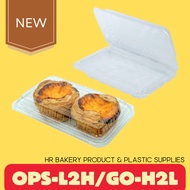 (BENXON/GCPACK) OPS-H2L / GO-L2H (50PCS) Dispossable Bakery Plastic Tray