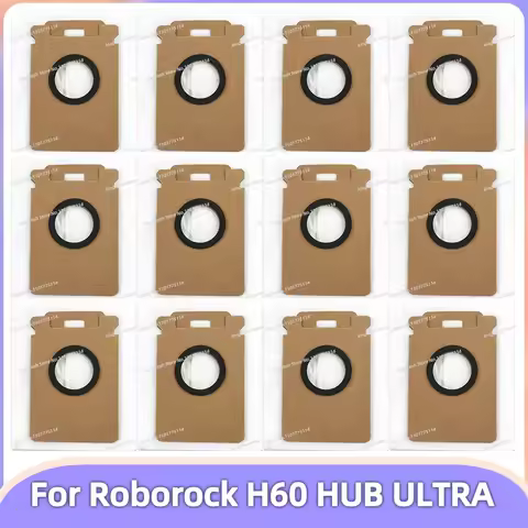 Compatible For ( Roborock H60 HUB ULTRA ) Vacuum Dust Bags Replacement Accessories