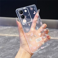 Anti Crack Girls Transparent Aesthetic Case Vivo V29E Vivo Y200 India Case