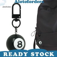 Miniature Snooker Ball Accessory Mini Billiards Keychain Black 8 Ball Keychain Mini Pool Ball Charm 