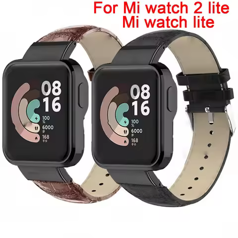 Watch Strap For Xiaomi Mi Watch Lite Redmi Watch 2 Bracelet Wrist Strap Band Leather Replace Bracele