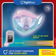 (Fightbac) 4Ply Adult Medical KF94 Earloop Hijab Mask Headloop Face Mask [SIMPLY K] (5pc