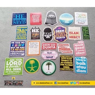 Da'wah-On-The-Go 'Slaps' (Car, Motor, Laptop Islamic Stickers) - B