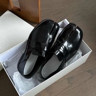 maison margiela馬吉拉 tabi黑色經典分趾樂福鞋平底皮鞋38號 全新配件塵袋盒子