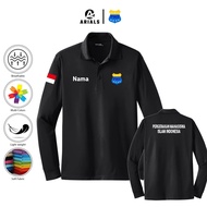 Arials Polo shirt Baju Kaos Kerah Lengan Panjang PMII Pergerakan Mahasiswa IsIam Indonesia
