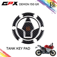 GPX DEMON 150GR & 150 GN Fuel Cap Pad Sticker Carbon