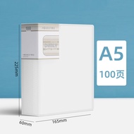 Thickened A5 File Folder 100 Pages Student Multi-layer Transparent Index Card Holder A4  Paper Folde