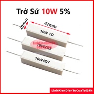 10W Ceramic Resistor 5% Error, 10W Power Resistor Value 1R 2R 5R 8R 10R 15R 20R 25R 60R