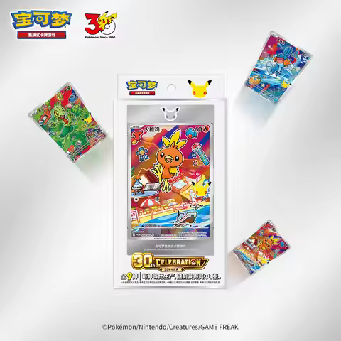100%Original Pokemon 30th Anniversary Vol.3 Chinese Pokemon 30th Vol.3 Card First Partner Vol.3 PTCG