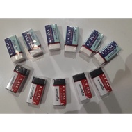 Pencil Eraser / Small Eraser WHITE AND BLACK / Rubber Stip / OGINO 0G1-B40W