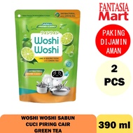 WOSHI WOSHI SABUN 390ML PACK ISI 2 PCS FANTASIA DENGAN PAKING AMAN