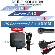 ASUS ADAPTER 3.42A 4.74A  5.5MM*2.5MM K43 K53SJ A550C A550L LAPTOP CHARGER ADAPTER