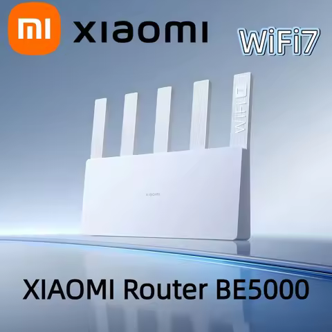 Xiaomi Router Be5000 WiFi 7 5011Mbps 2.5G Port Whole House LOT Intelligent Linkage Support Mesh Netw
