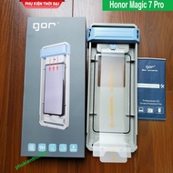 Cường lực Gor Honor Magic 7 Pro / Magic 7 RSR full màn cong 3D kèm khung hỗ trợ dán trơn mượt