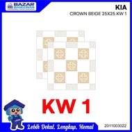 KIA - Keramik Lantai Kamar Mandi Kasar Floor Tile Crown Beige 25X25