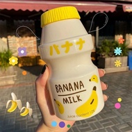 BOTOL MINUM MODEL YAKULT UNIK LUCU ALA KOREA 480ML BEST SELLER BOTOL MINUM GEMOY TERBARU 2022 BOTOL 