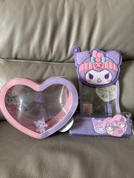 Kuromi Run 透明袋 雙面袋 髮帶 My melody