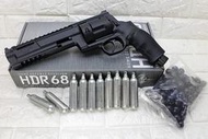 2館 UMAREX T4E HDR68 TR68  防身 左輪 鎮暴槍 CO2槍 + CO2小鋼瓶 + 加重彈
