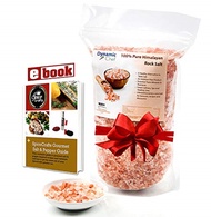 Pure Himalayan Salt, Coarse, by Dynamic Chef, Pink Rock Salt, Essential Trace Minerals, Plus RECI...