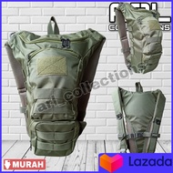 TAS SEPEDA HYDROPACK HIJAU ARMY/TAS SEPEDA GUNUNG TACTICAL/TAS PUNGGUNG EDISI SPESIAL WATERPROOF