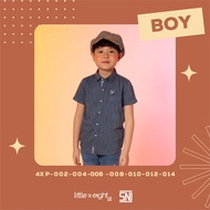 KEMEJA Little X EIGHT Boy Arvin Shirt - Boys' Short Shirt