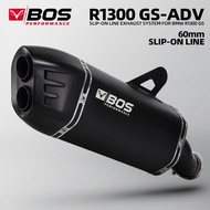 For BMW R1300GS ADV BOS Desert Fox motorcycle exhaust slip on line muffler modify kit