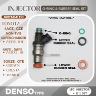TOYOTA 4AGE 16V Redtop Non Tvis 4AGZE 3SGE 1GGE 1GGZE 1GGTE 4AFE 5AFE ( Injector Oil Ring Rubber Sea