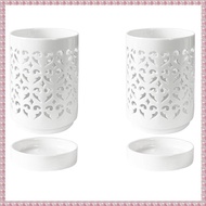 (WBNC) 2X Orchid Pots with Holes4 Inch Ceramic Orchid Pot for Repotting Flower Planter Pot Indoor Ou