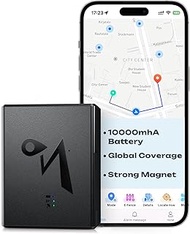 CXK GPS Tracker for Vehicles, Up to 180D Battery 4G LTE Tracker Device for Vehicles with Strong Magn