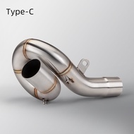 Motorcycle Exhaust Muffler Middle Link Pipe Slip-on Escape For ZX636 ZX 6R 636 2009 - 2021 2020 2018