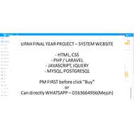 FINAL YEAR PROJECT - FYP - WEBSITE SISTEM COMPUTER SCIENCE