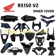 Honda RS150 V2 RSV2 K56 Inner Cover Full Set/ Kaver Hitam Handle Rear inner Meter Horn Tank Taillamp Fender Center inner